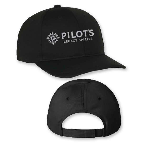 Pilot's Legacy Black Low Profile Cotton Hat